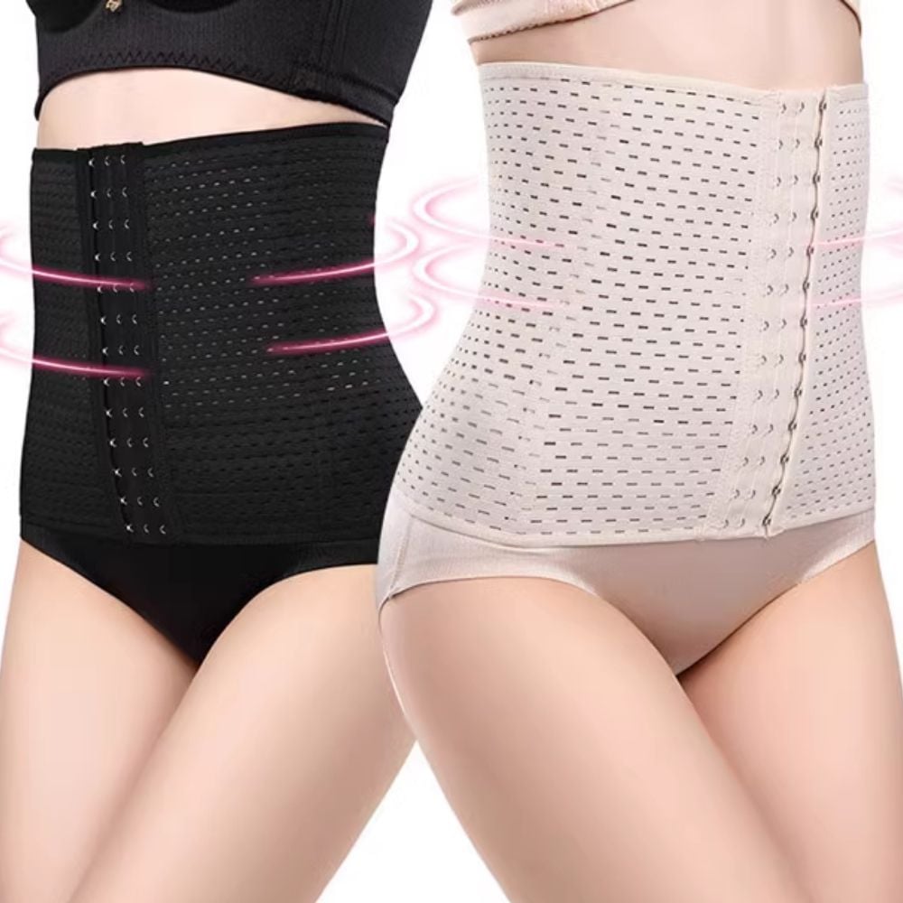 슬림핏 압박 복부 흉곽 코르셋 산후 몸매 보정 복대 흉통 줄이기 바디 쉐이퍼 속옷 똥배 - 상품 이미지