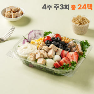 샐러드 포케 정기배송 4주 주 3회(24팩) 샐러드 식단 구독 배달 야채... 맛있게 먹은 솔직 후기 - 상품 이미지 1