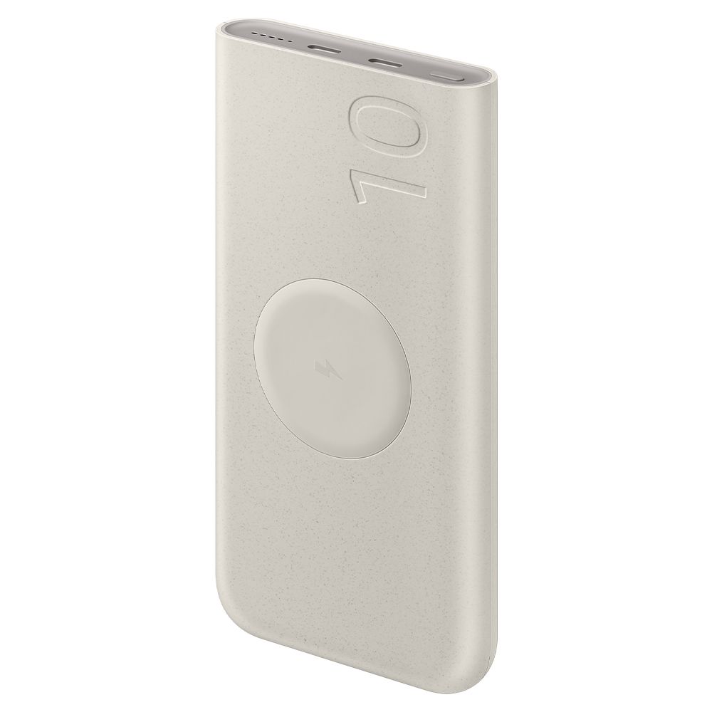 삼성 25W 무선 보조배터리 고속 대용량 C타입 10000mAh 홀더 세트 베이지 이미지 2
