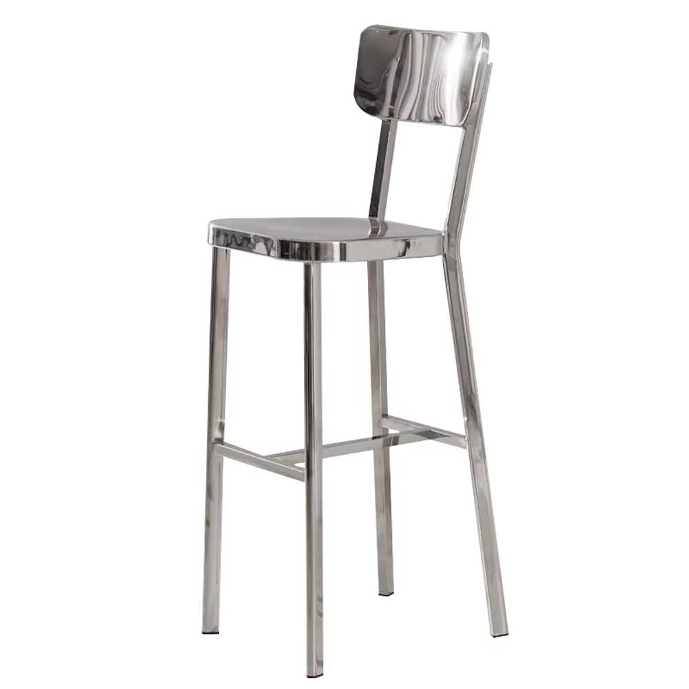 스테인리스 의자 카페 업소용 인테리어용 바 체어 60cm 이미지 6