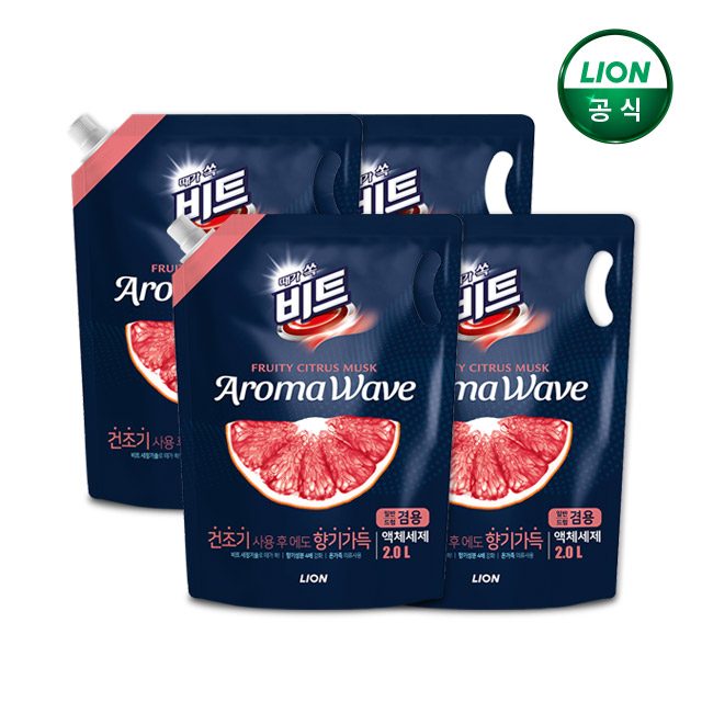 비트 스트롱세븐 액체세제 3L 용기 x 4개 드럼용 / 세탁세제,강력 세척 - 상세 이미지 2