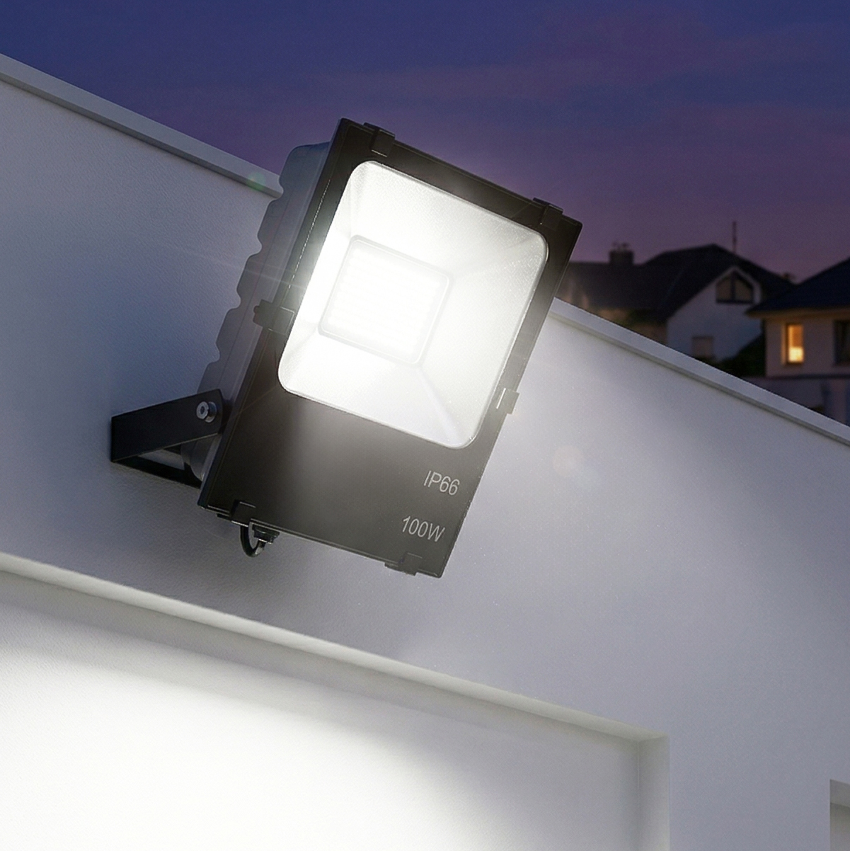 국산 고출력 사각 투광등 AC 150W LED 투광기 건물 보안등 외등 경관조명 벽등 - 상세 이미지 3