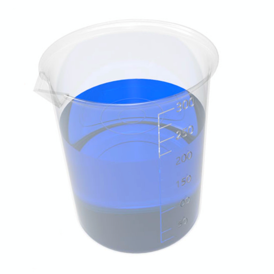 플라스틱재질 실험용비커 화학실험비이커 학교과학실실험교구 300ml - 상품 이미지