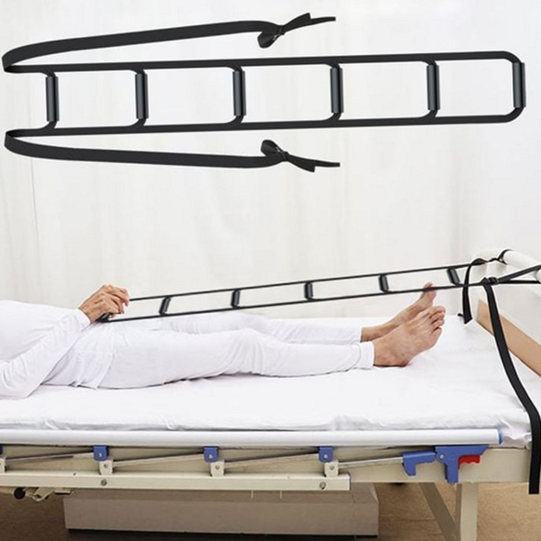 안전 침대 기상 보조 벨트 침대용 침대 손잡이 보조기 침상 운동 간병인 스트랩 나일론 노 - 상품 이미지