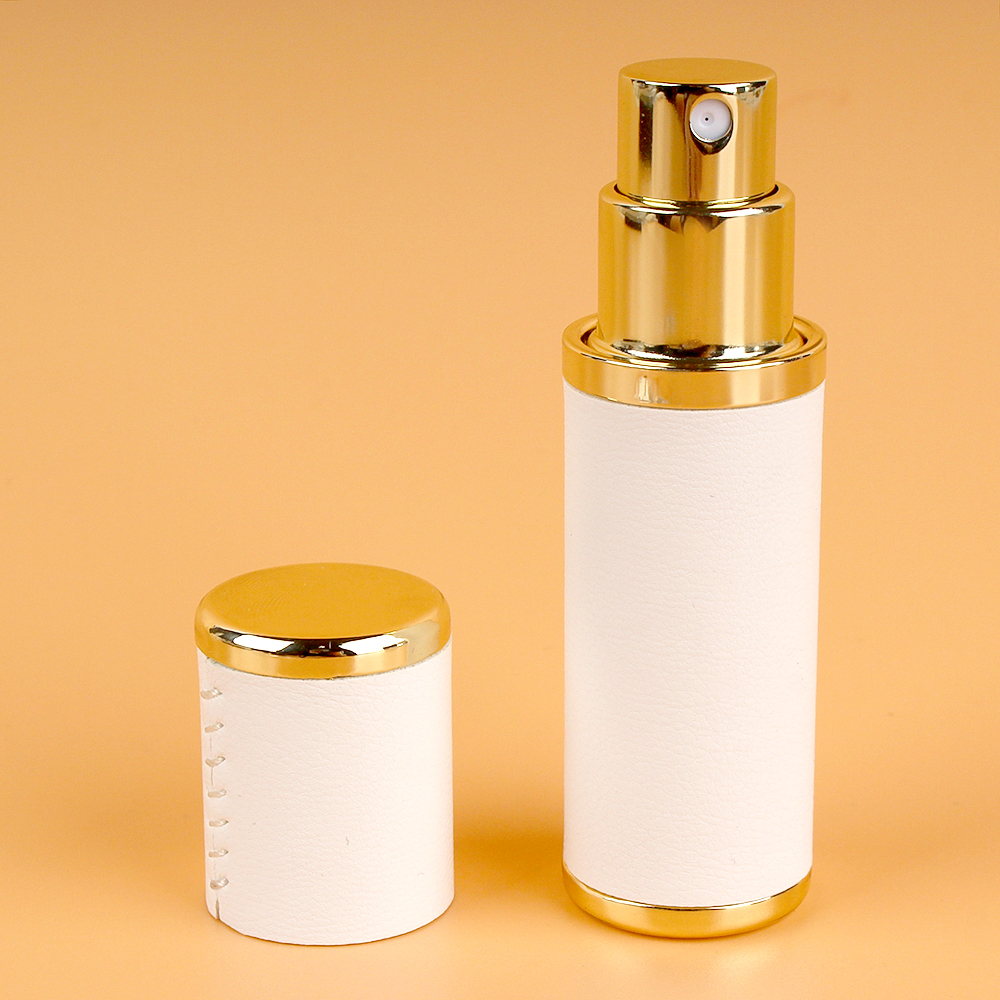 가죽 향수 공병 스킨 소분 화이트 5ML - 상품 이미지