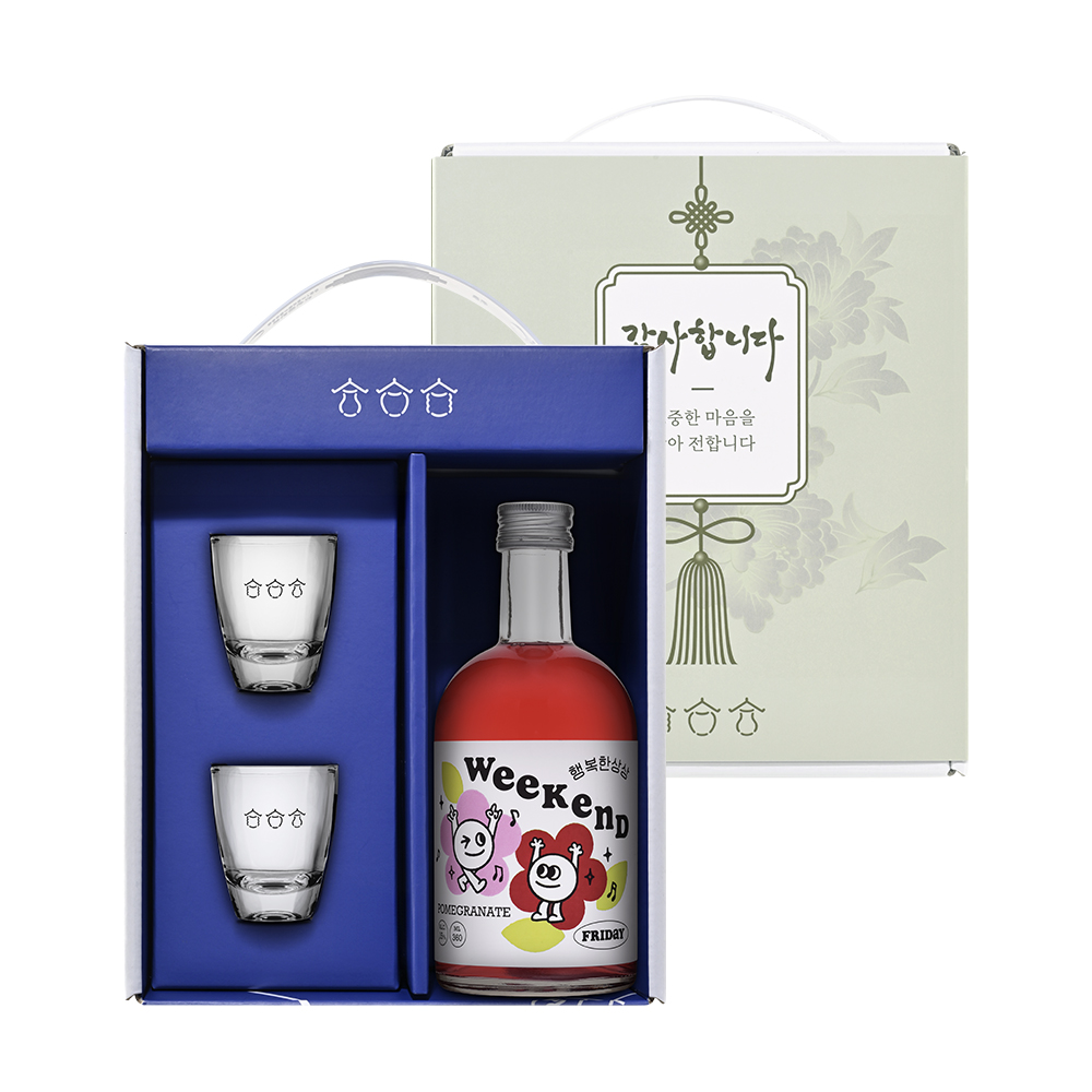 감사 샷잔선물세트 위켄드 금요일 15도 360ml 명절 설날 추석 가정의달 - 상세 이미지 3