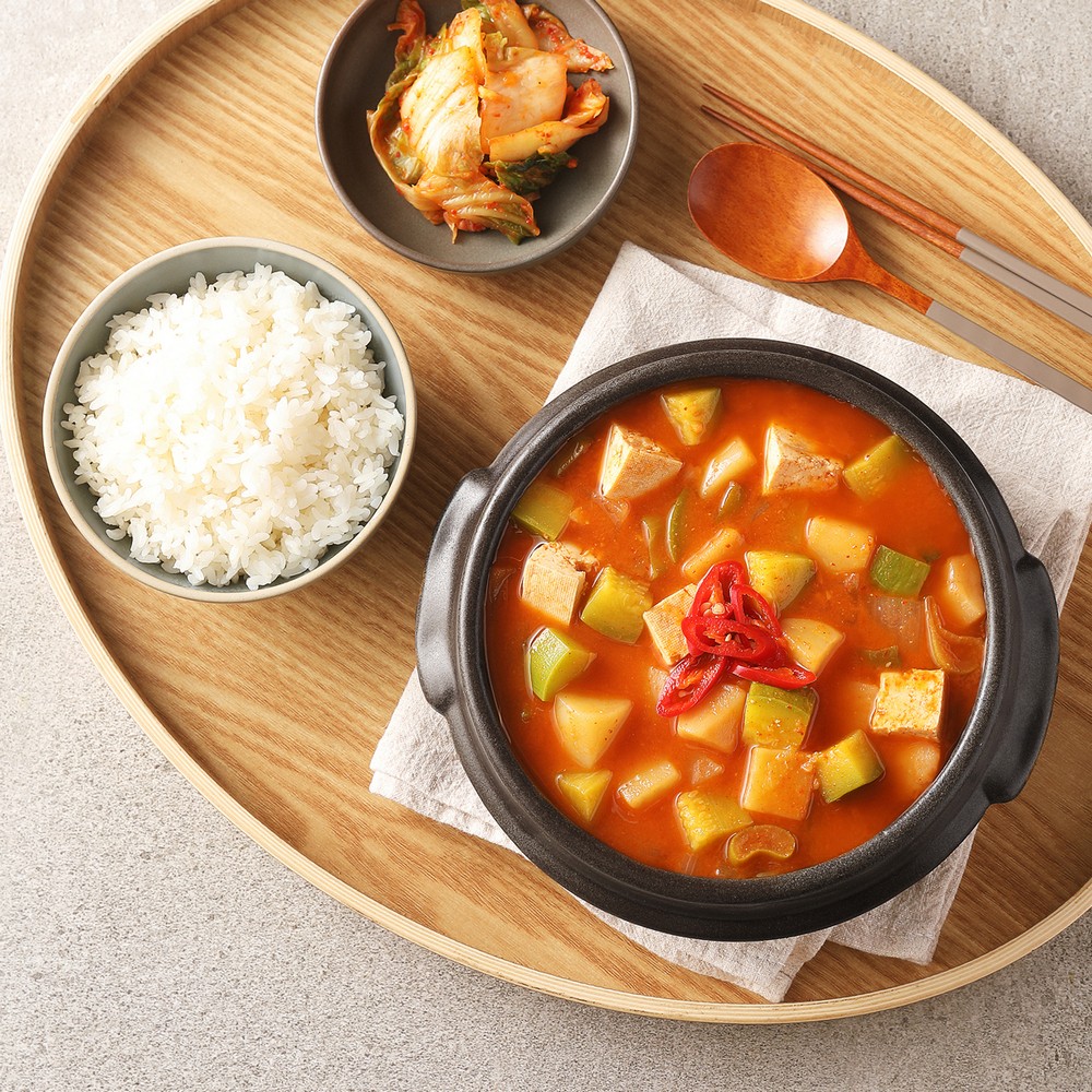 [푸딩픽] 원팩 된장찌개 220g 10분 완성 집밥 냉장고 쟁여템 - 상세 이미지 2