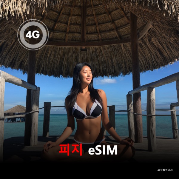 피지 이심 eSIM 데이터 전용 매일 무제한 이심통 - 상품 이미지