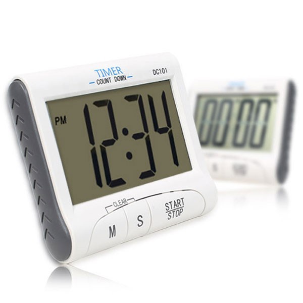 TIMER BIG 토익 국가 고시 대비 타이머 시간 배분 시계 기능 LCD 연습용 수능 - 상품 이미지