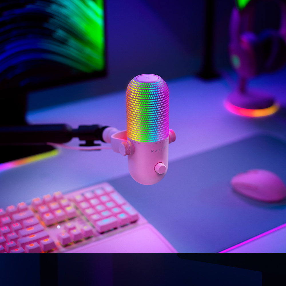 레이저코리아 Seiren V3 Chroma 32-Bit DSP 마이크 화이트 이미지 7