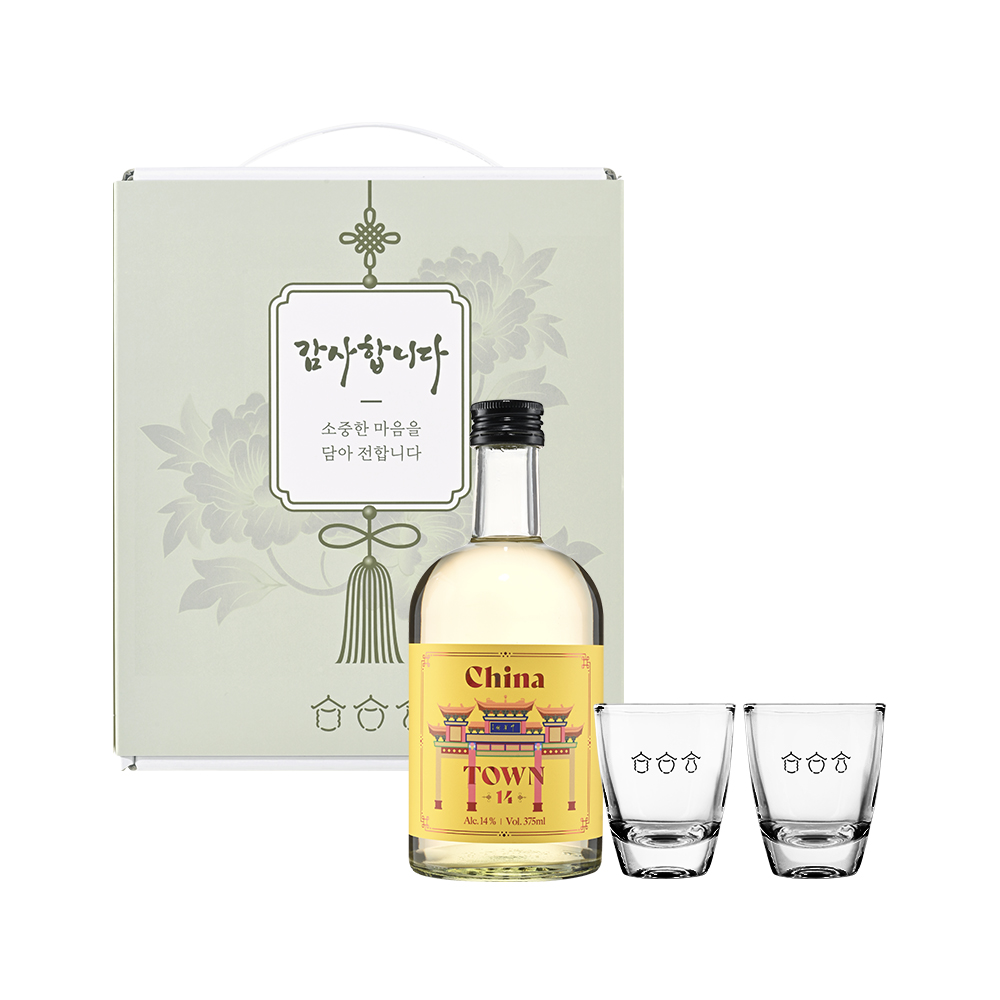 감사 샷잔선물세트 인천차이나타운 14도 375ml 애플망고향 인천전통주 국세청장상 수상 - 상세 이미지 2