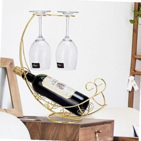 와인보관함 문라잇 와인잔걸이 와인랙(골드) 와인보관