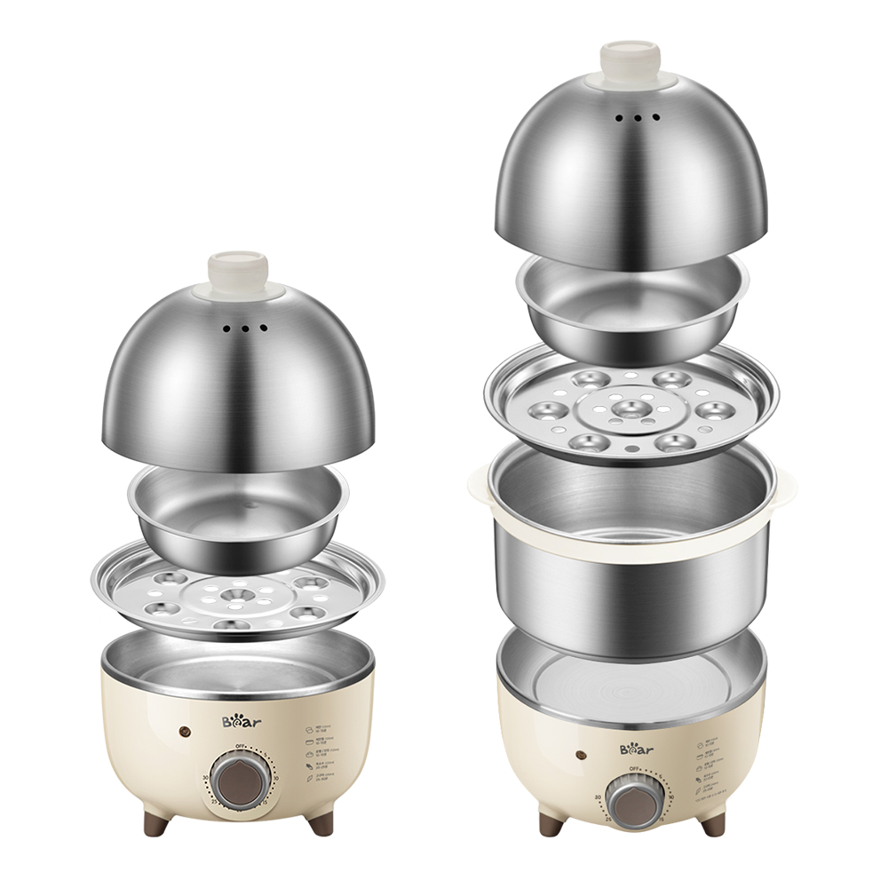 Bear 올스텐 미니 계란찜기 에그 쿠커 달걀삶는 기계 1단 타이머 고구마 호빵