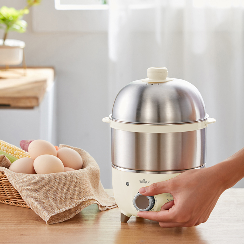 Bear 올스텐 미니 계란찜기 에그 쿠커 달걀삶는 기계 1단 타이머 고구마 호빵