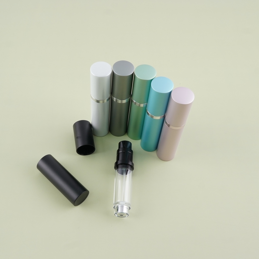 펌프식 스프레이 향수 공병 미니 리필 소분 휴대용 5ml 퍼퓸 용기 소분병 식공병 - 상품 이미지