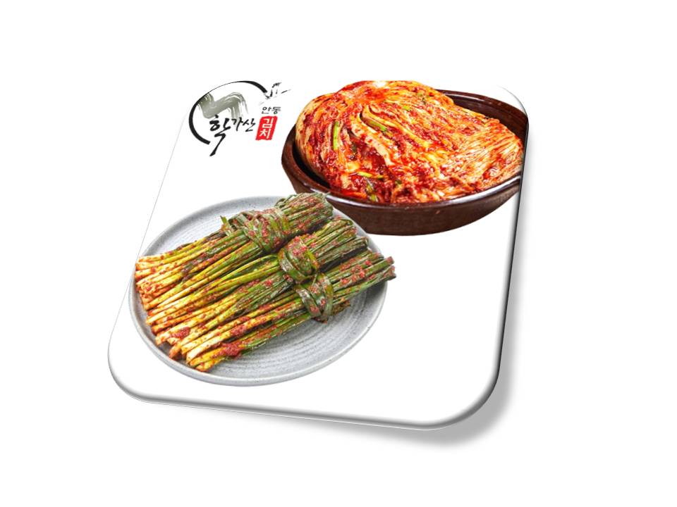 학가산김치 국내산100% 포기김치4kg+파김치500g 4.5kg, 1개 - 상품 이미지