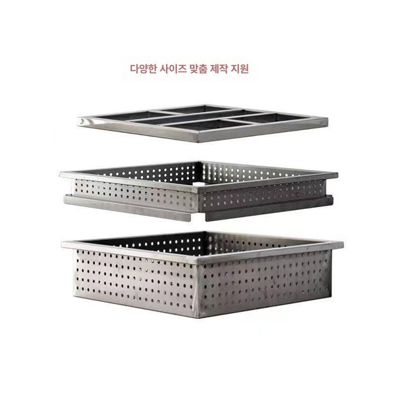 두부틀 스텐 프레임 제조 업소용 두부 바닥판 누름틀 제조틀 가정용 압축기 만들기 프레스 - 상세 이미지 3