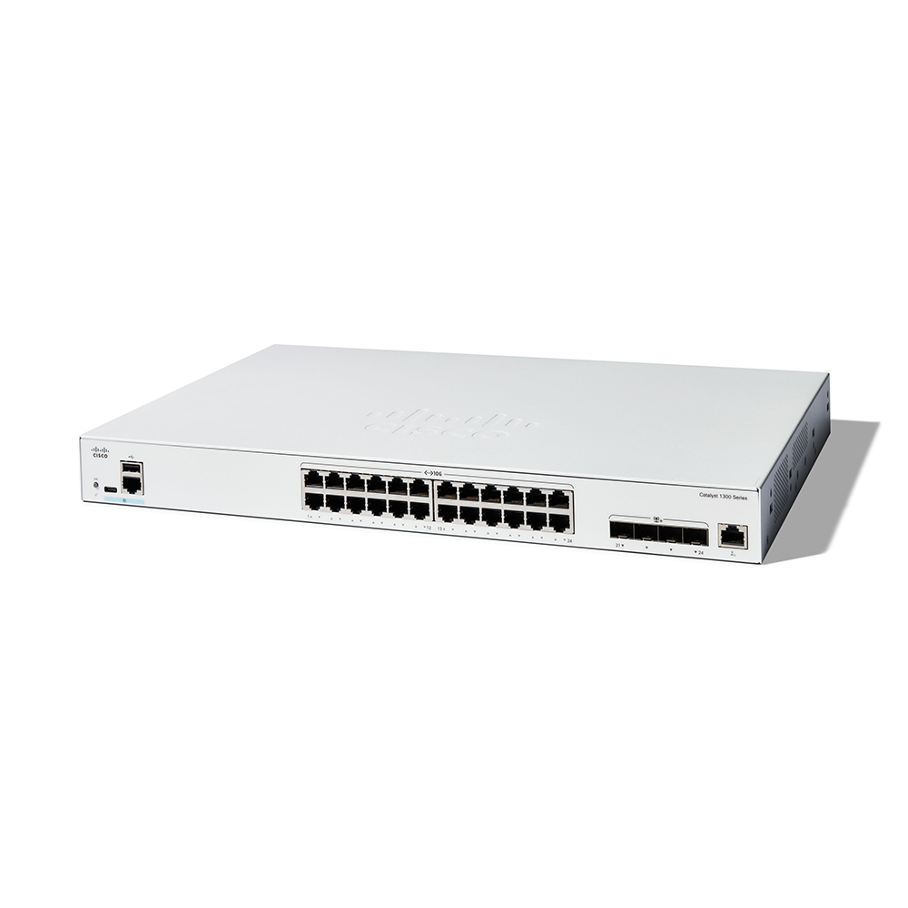 시스코 C1300-24XT 24포트 10G RJ45 관리형 네트워크 스위치 랜선형 - 상세 이미지 2