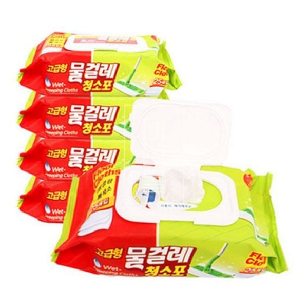 일회용 물걸레 청소포 습식 바닥 청소포 엠보싱 청소용 - 상품 이미지