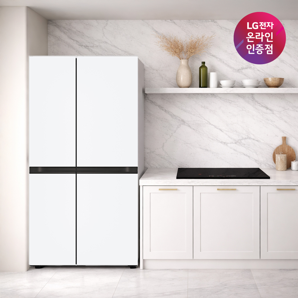 LG 디오스 AI 오브제컬렉션 냉장고 (양문형) + LG 디오스 인덕션 (S836MQQ012 + BEI3ASB2OE) - 상품 이미지