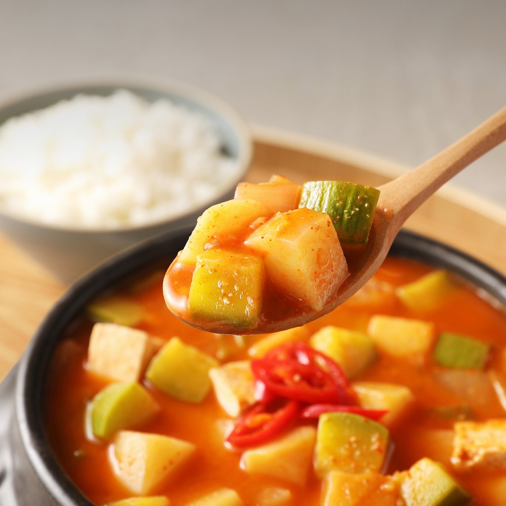 [푸딩픽] 원팩 된장찌개 220g 10분 완성 집밥 냉장고 쟁여템 - 상세 이미지 4