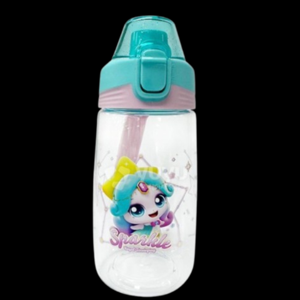 어린이 끈달린물통 유치원물병 수통 원터치물병 500ml - 상품 이미지