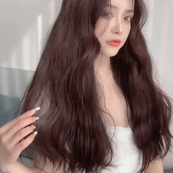 풍성한 헤어 피스 웨이브 여성 부분 가발 물결 붙임머리 데일리 - 상품 이미지