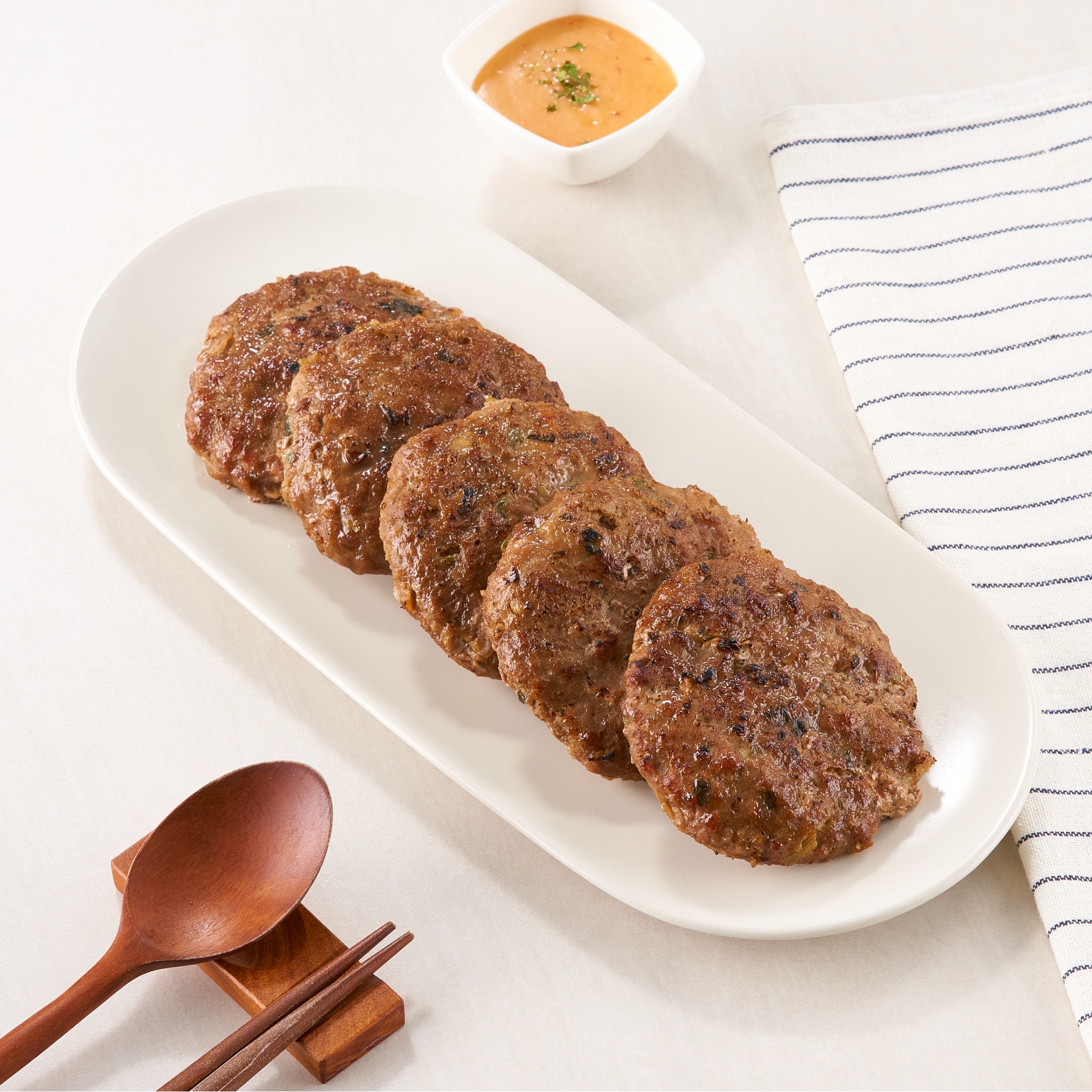 아기떡갈비 현풍 수제 한우 한돈 아이 반찬 건강한 육즙 순한맛3팩, 90g, 15개 - 상품 이미지