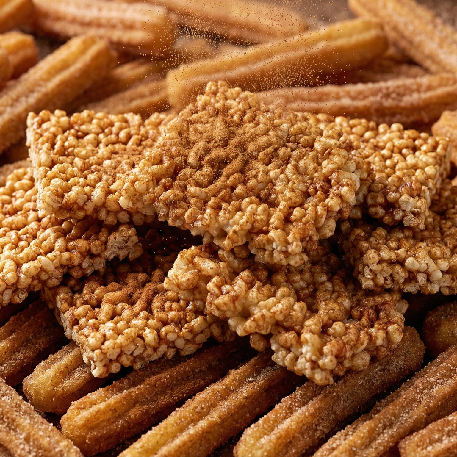찹쌀 누룽지 쌀과자 POP RICE 스낵 츄러스, 100g, 1개 이미지 6