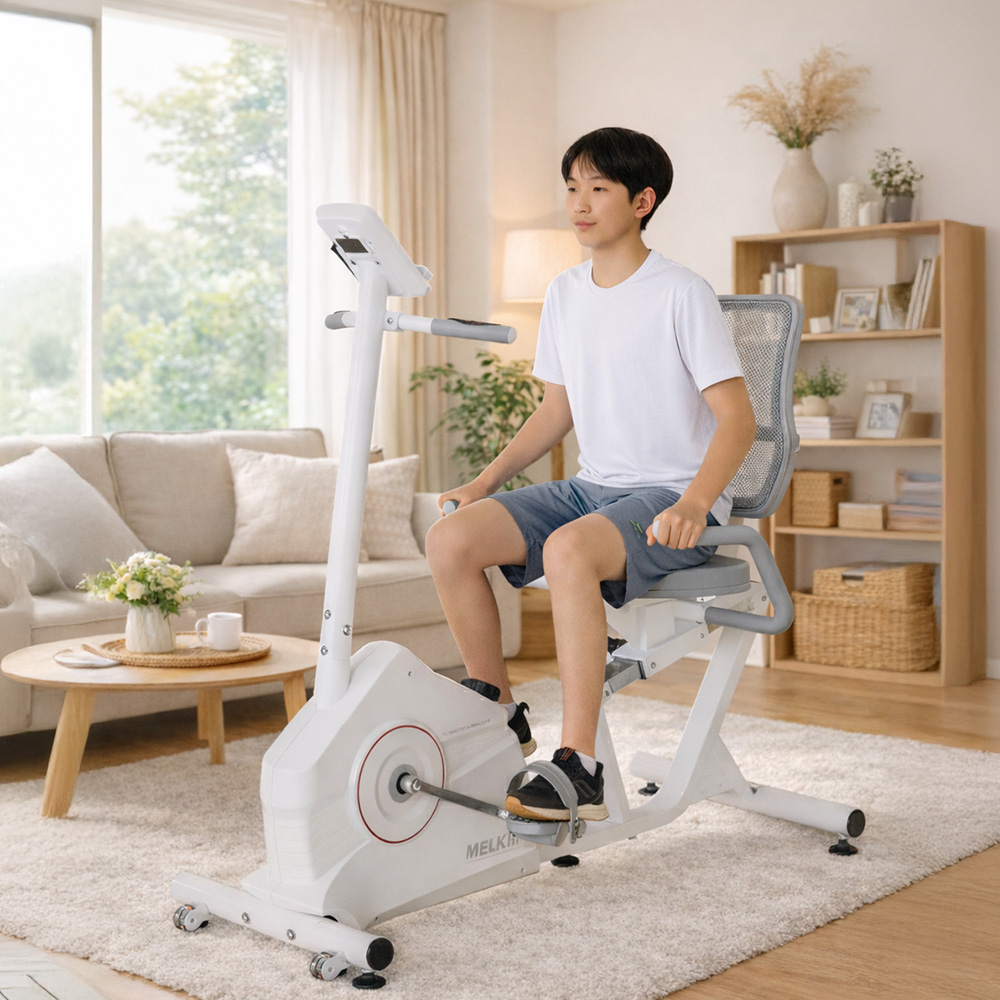 멜킨 좌식 폴민 바이크 가정용 사이클 실내 헬스 자전거 머신 유산소 운동 기구 홈트 이미지 8