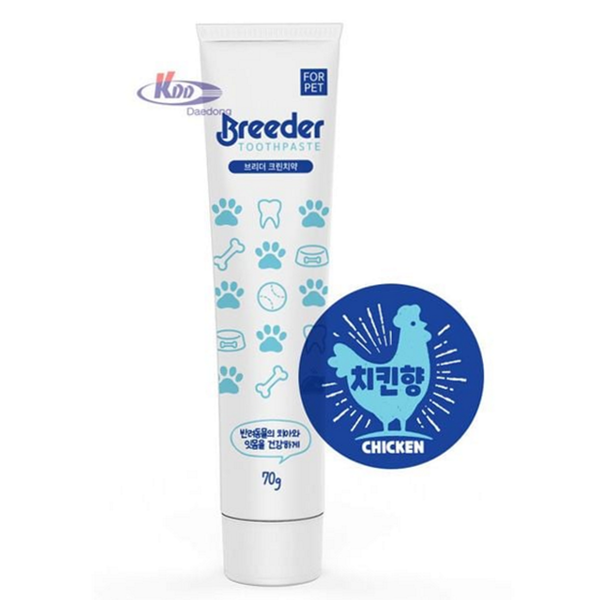 강아지 반려동물 치약 고양이 애완 치약 닭고기 반려견 애묘 플라그 구강 구취 의약외품 청결 - 상품 이미지