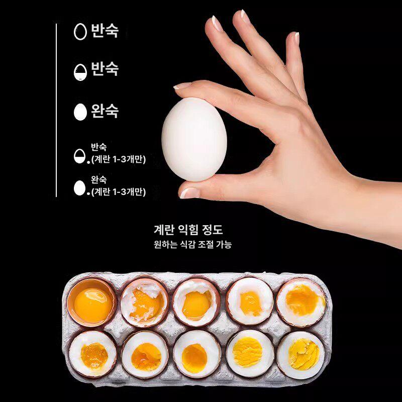 WMF Stelio 계란 찜기 스테인리스 스틸 돔 7구 반숙 완숙 조절 에그보일러 달걀 표준 계란 삶기기 (2개) - 상세 이미지 3