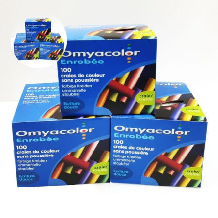 탄산분필 오미야 탄산 분필(빨강색/1갑100개)