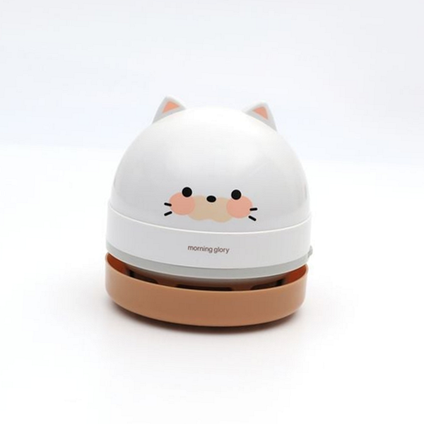 귀여운 고양이 탁상 청소기 휴대용 책상 위 청소기 무선 학용품 - 상품 이미지