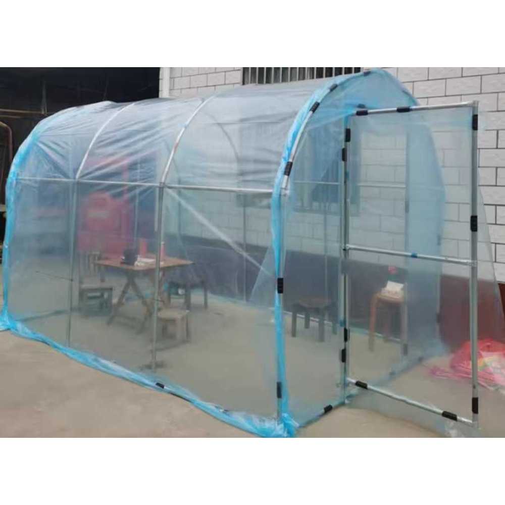 미니하우스 온실 프레임 냉해 월동 조립식 텃밭 지지대 2x4x2m - 상품 이미지