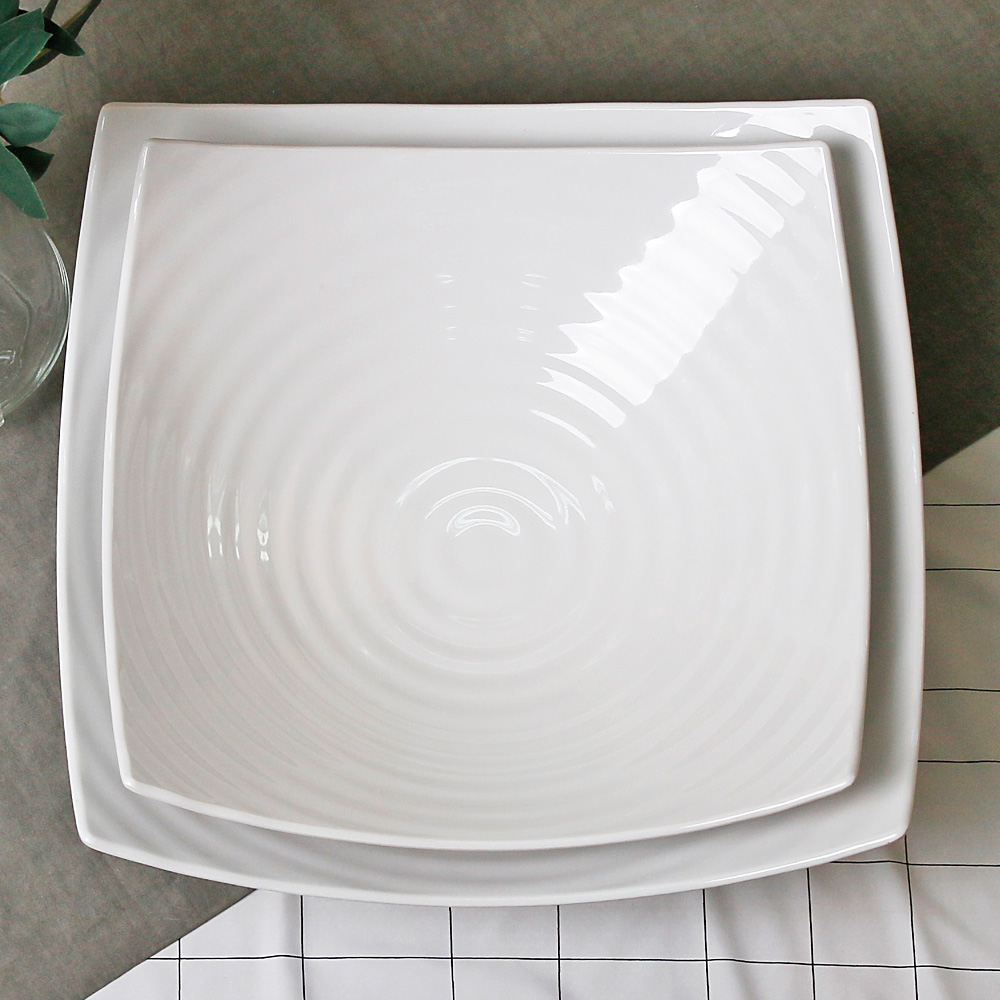 뷔페 대형 큰 멜라민 그릇 업소용 식당 샐러드 뷔페접시 40cm, 심플볼 - 상세 이미지 4