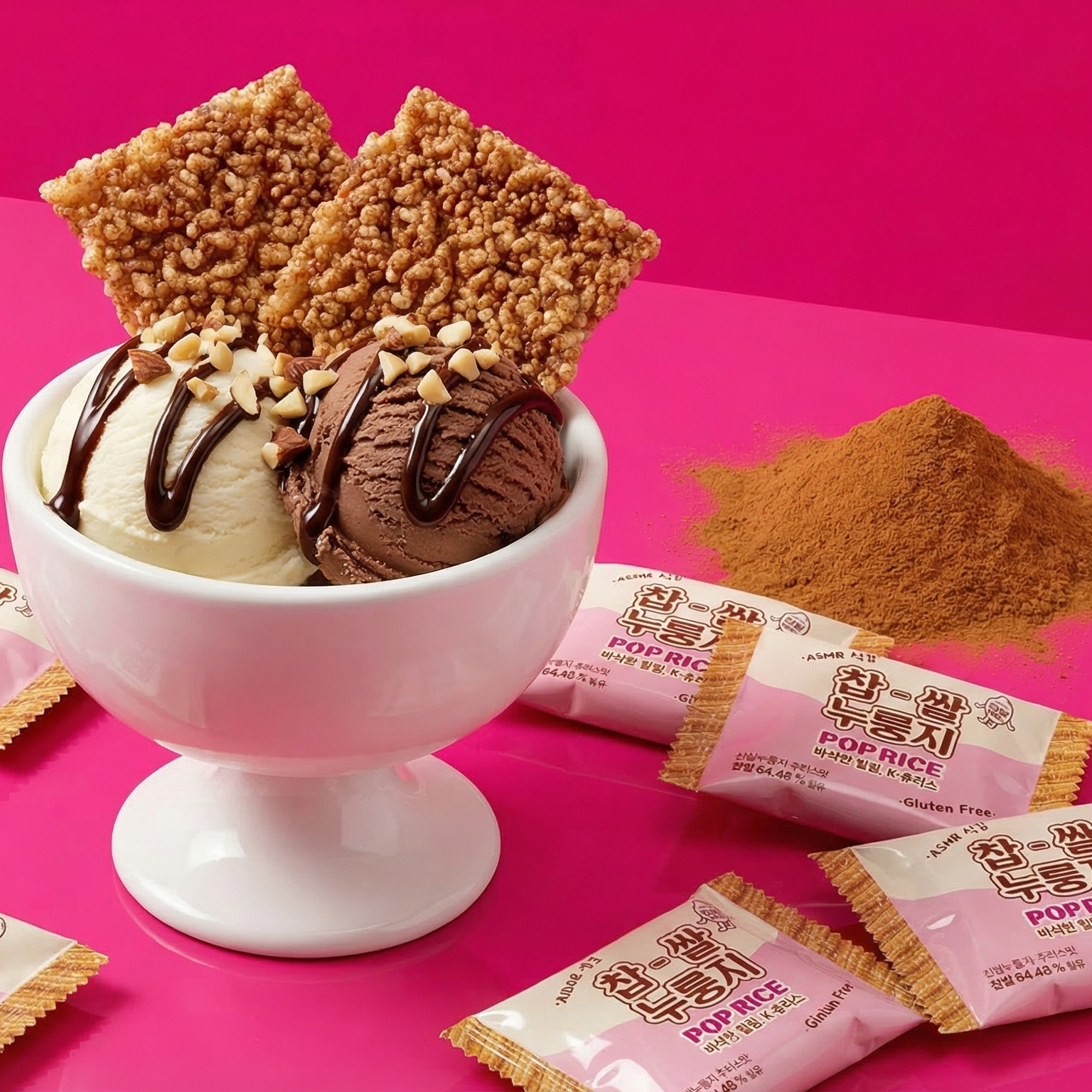 찹쌀 누룽지 쌀과자 POP RICE 스낵 츄러스, 100g, 1개 - 상세 이미지 5