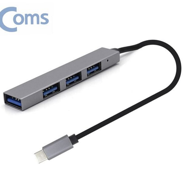 멀티 c 타입 허브 고속 c 타입 usb 허브 노트북 USB 확장 C타입 C 4 포트 - 상품 이미지