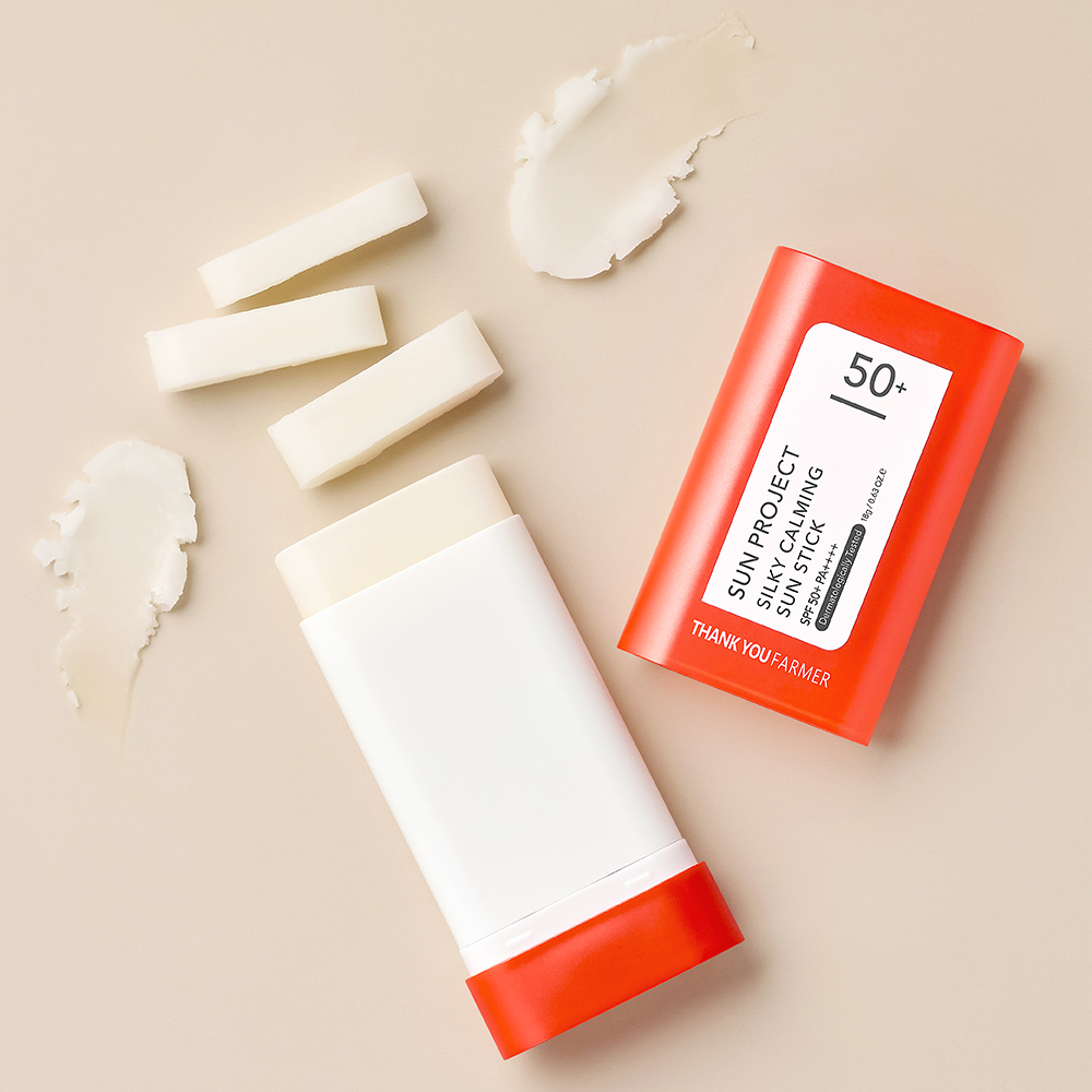 땡큐파머 선 프로젝트 실키 카밍 선 스틱 18g /SPF50+ PA++++ - 상품 이미지