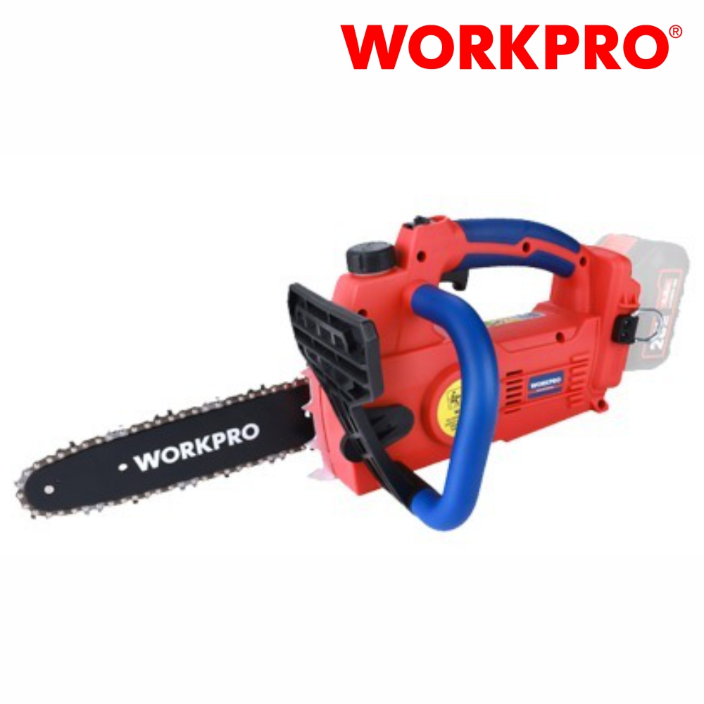워크프로 20V 무선충전 탑핸들 체인톱 WP391600 250mm(10인치) 전기톱 배터리미포함 - 상품 이미지