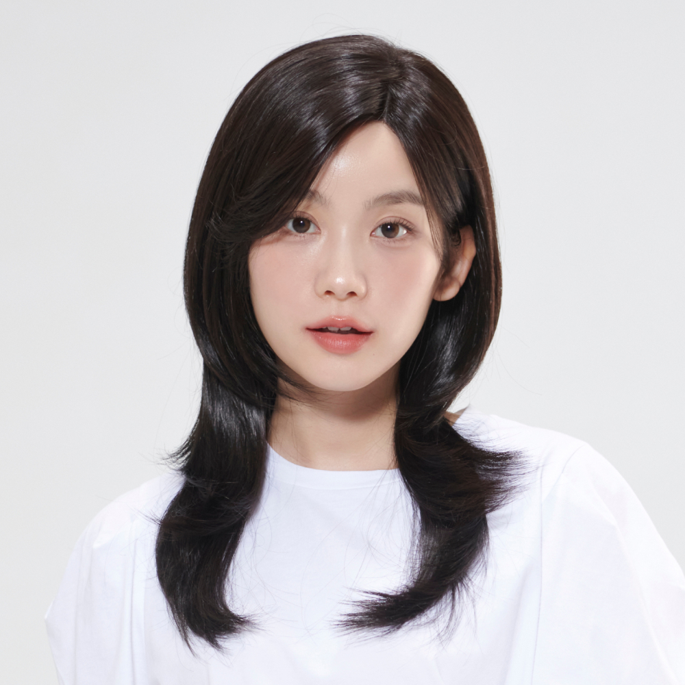 수제통가발 매기 웨이브펌 J컬 여자가발 - 상세 이미지 4