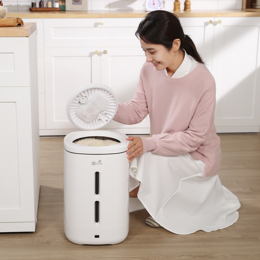 미락 진공쌀통 15kg 쌀보관함 쌀보관통 집들이선물 이미지 8