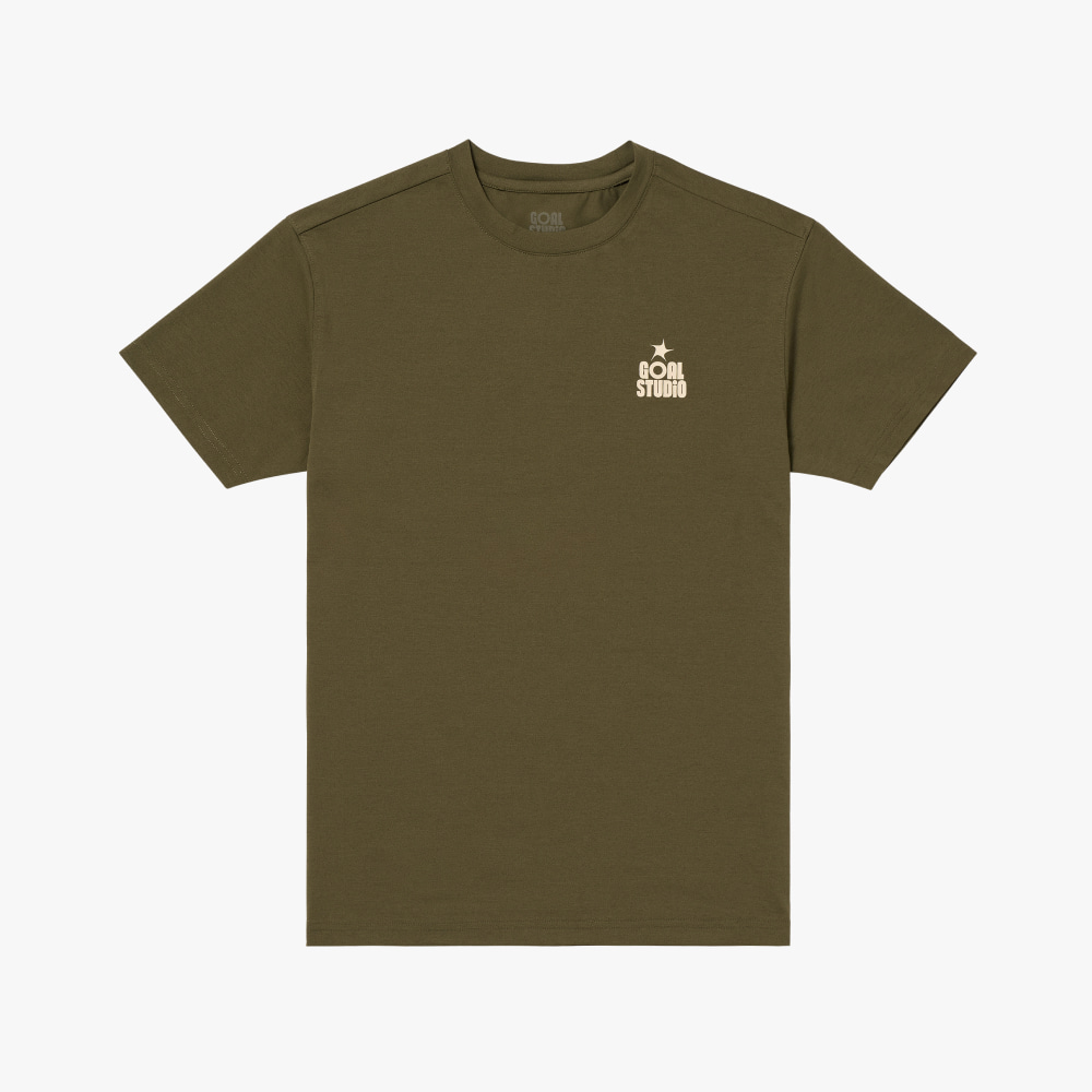 MAP LOGO AIRDRY TEE-OLIVE GREEN - 상세 이미지 2