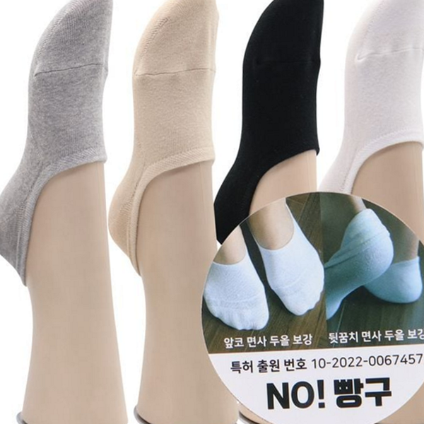 슬립온 여성 덧신 양말 로퍼 여성 페이크삭스 운동화 남성 무봉제 발목 미끄럼 방지 논슬립 - 상품 이미지