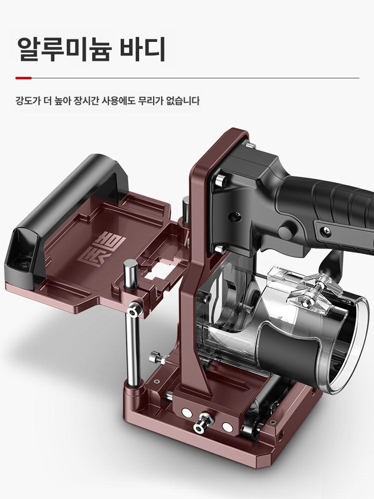 목공 도미노 홈파기 지그 루터 모티징 공방 접합 작업 공구 - 상세 이미지 5