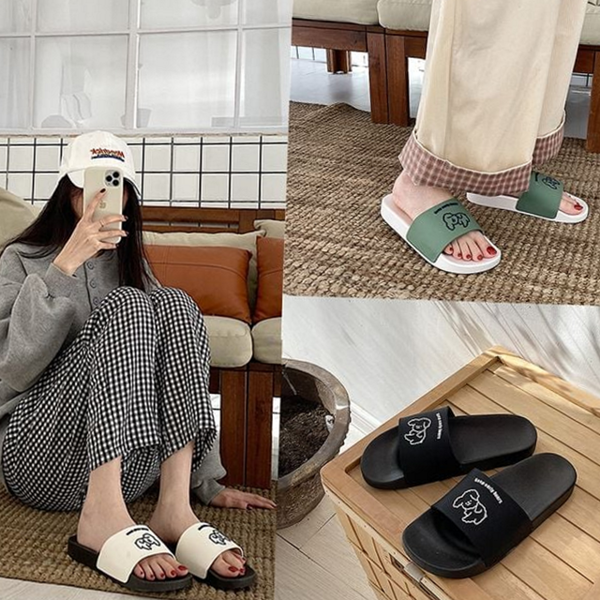 두꺼운 여성 슬리퍼 키높이 사무실 슬리퍼 통굽 데일리 여름 실내화 논슬립 휴대용 미끄럼 - 상품 이미지