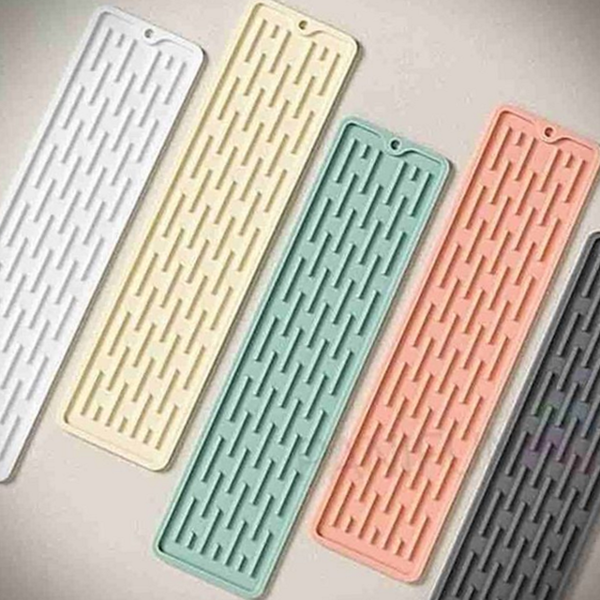 물받이 실리콘 건조대 주방 싱크대 건조대 매트 식기 다용도 받침대 수세미 정리대 비누 내열 - 상품 이미지