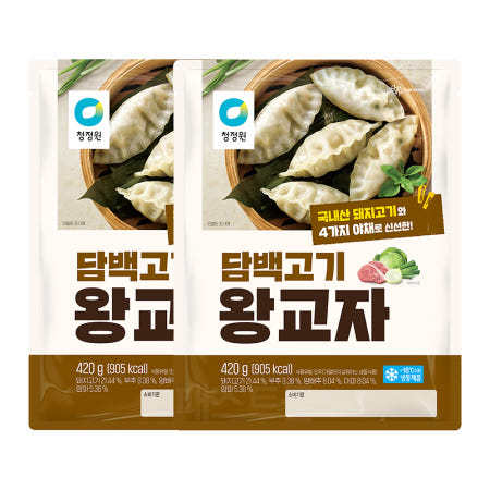 청정원 담백고기 왕교자(420gX2개입) 840g