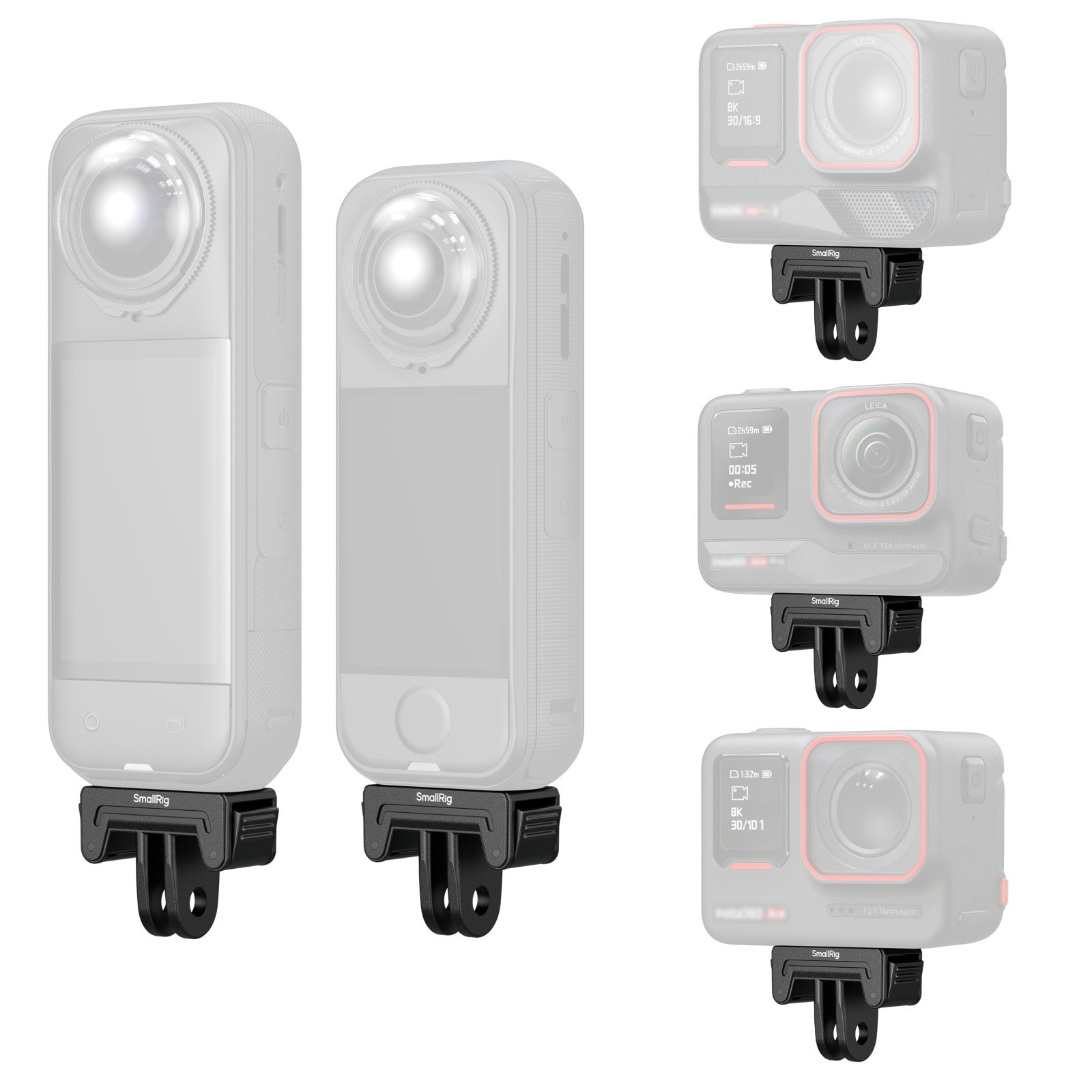 스몰리그 Insta360 X5/X4 Air/Ace Pro 2/Ace Pro/Ace 퀵 릴리즈 마운트 어댑터 6303 - 상세 이미지 5
