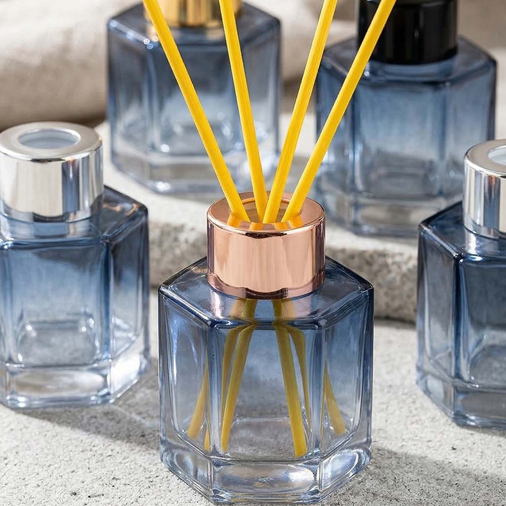 디퓨저 용기 유리병 블루헥타곤 50ml 스티커 리드스틱포함 DIY 이미지 7